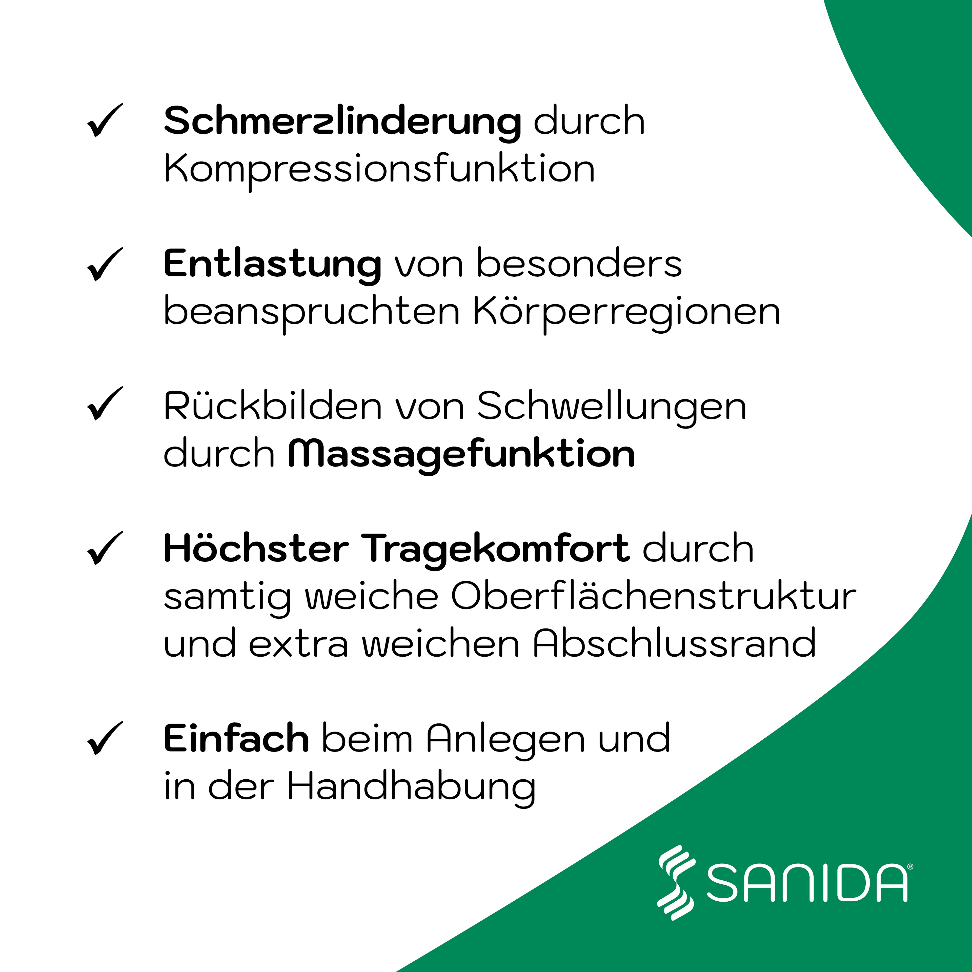 Vielfalt an Produkten der Handelsmarke Sanida