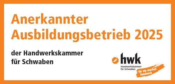 Anerkannter Ausbildungsbetrieb 2025